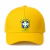 Boné Brasil Seleção Brasileira Liso Aba Curva Unissex Ajustavel Copa Do Mundo - loja online