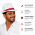 Chapéu Fedora Moda Panamá Malandro Carioca Branco - LF PRESENTES