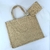 Bolsa De Praia Palha Feminina Com zíper De Ombro Sacola Ecobag Tote Juta Natural Com Necessaire