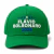 Boné Verde Aba Curva Baseball Ajustável Casual Unissex