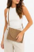 Bolsa Carteira Transversal Clutch de Palha Alça de Mão Com Alça Regulável Moda Praia Marrom - comprar online