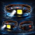 Lanterna de Cabeça LED COB Recarregável USB-C Alta Potência Mineiro Headlamp Leve e Ajustável