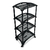 Organizador Vertical Quadruplo Fruteira Preto 4 Andares