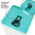 Kit Organizador Hermético Dubai Verde Tiffany 5 Litros - loja online