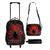 Kit Mochila Infantil Escolar com 3 peças De Aranha Vermelho, Azul e Preto - Sortidas