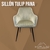 Sillón Tulip Pana - tienda online