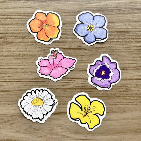 Pack Stickers Flores