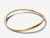 Brazalete Rígida Forma Orgánica Dorado - comprar en línea