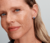 Aretes de boton halo azul cuadrado brillante en internet