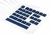 DUCKY RUBBER KEYCAP 31 KEYS RUBBER SEAMLESS DOUBLE SHOT NAVY BLUE COLOR - comprar online