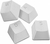 RAZER KEYCAP SET CON CABLE MERCURY WHITE en internet