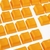 SET 31 TECLAS DUCKY GOMA TRASLUCIDAS AMARILLO YELLOW - comprar online