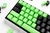 SET 31 TECLAS DUCKY VERDE GOMA RUGOSAS GAMER TRASLUCIDAS - Cosas de Gamers