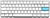 TECLADO GAMER DUCKY ONE 2 MINI WHITE SESALWWT1