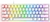 TECLADO GAMER RAZER HUNTSMAN MINI MERCURY WHITE SW RED LINEAR