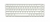 TECLADO MECANICO DUCKY ONE 3 SF TECLAS BLANCAS INTERRUPTOR ROJO INGLES PBT DOBLE DISPARO SIN COSTURAS ESTUCHE SUPERIOR BLANCO ESTUCHE INFERIOR BLANCO