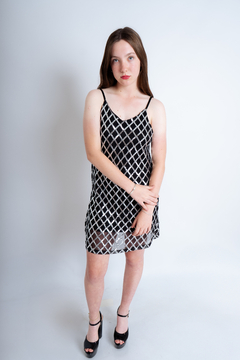 Vestido plata - comprar online