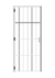puerta reja ESTRUCTURAL (barrotes verticales)