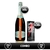 Botella de champagne Chandon Délice 700 ml junto a lata de bebida energética Speed Unlimited 250 ml con indicación de combos x6 y x36 unidades