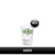 Vaso shot de vidrio transparente con logo Hödlmoser en verde