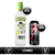 Botella de vodka Smirnoff sabor manzana verde de 700ml junto a seis latas de bebida energética Speed Unlimited de 473ml cada una.