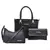 Kit Bolsa Preta Média E Baguete E Carteira Texas - comprar online