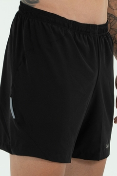 Safetti Short de Corrida Masc Mezzanotte Preto