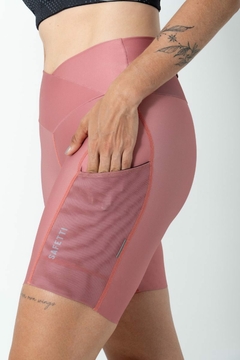 Safetti Bermuda de Corrida Feminina Titán 2.0 Rosa Ponche - comprar online