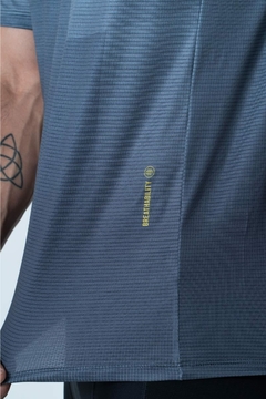 Safetti Camiseta Corrida Masc Cadence Grafito