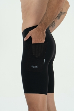 Safetti Bermuda de Corrida Masculina Titán Nero - Safetti