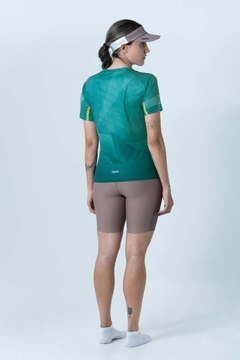 Safetti Camiseta Corrida Fem Cadence Esmeralda - comprar online