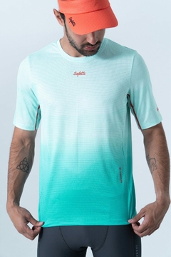 Safetti Camiseta Corrida Masc Cadence Água - Safetti