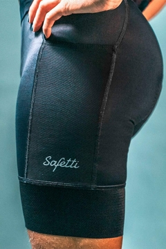 Safetti Bermuda Triathlon Fem Preta - Safetti