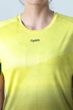 Safetti Camiseta Corrida Fem Cadence Lime - Safetti