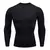 Camiseta de mangas compridas masculina fitness camiseta esportiva ginásio corri na internet