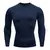 Camiseta de mangas compridas masculina fitness camiseta esportiva ginásio corri - loja online