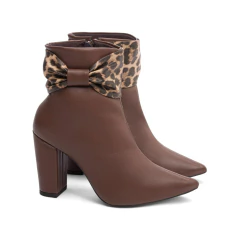 Bota cano curto marrom Torricella 4