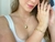 COLAR VENEZIANA COM PINGENTE OVAL CHEIO MARTELADO - comprar online