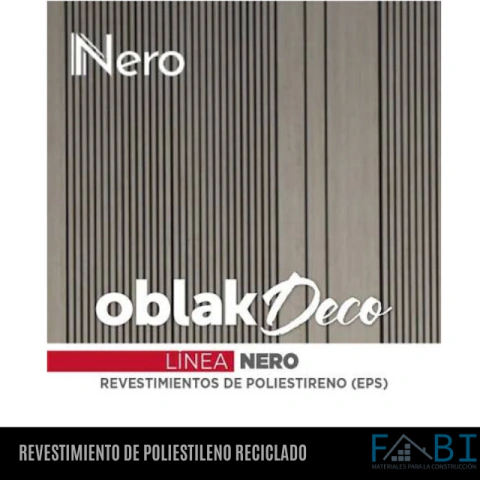Revestimiento MDF/FOIL Oblak NERO