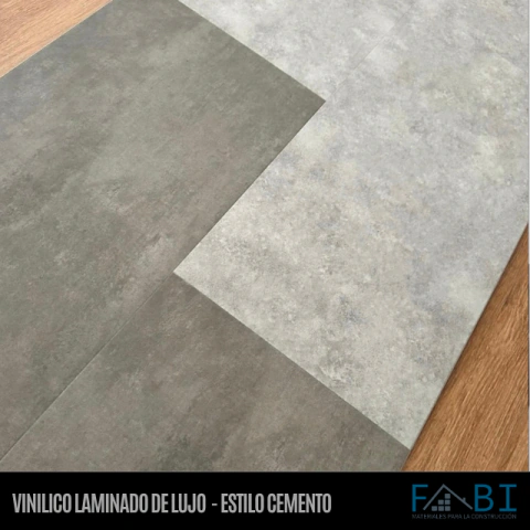 Piso Vinílico LVT Dry Back – Estilo Cemento