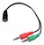 ADAPTADOR 3,5MM MACHO A 2 X 3,5MM HEMBRA - comprar online