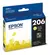 CARTUCHO EPSON 206 AMARILLO (PWT) - comprar online