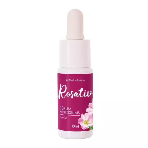 Serum Facial Antissinais Com Oleo de Rosa Mosqueta Rosativ 18ml