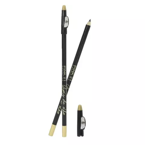 Lápis de olho Pink 21 Preto