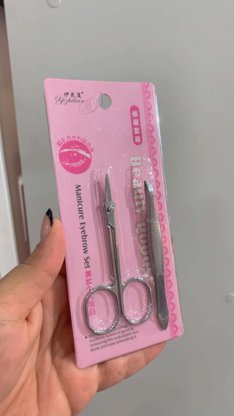 Kit pinça e tesoura