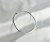 Pulseira bracelete oval liso - Prata 925 na internet