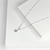 Colar ponto de luz redondo M - Prata 925 - comprar online