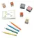 KIT PINTURA COM CARIMBO BLOCO E LÁPIS DE COR REI LEÃO na internet