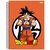 CADERNO UNIVERSITÁRIO 1 MATÉRIA DRAGON BALL - SD