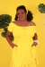 Vestido Plus Size Amarelo de Malha - comprar online